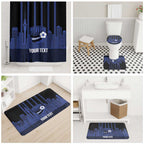 New Zealand Auckland Football Custom Bathroom Set Go City of Sails Est 2025