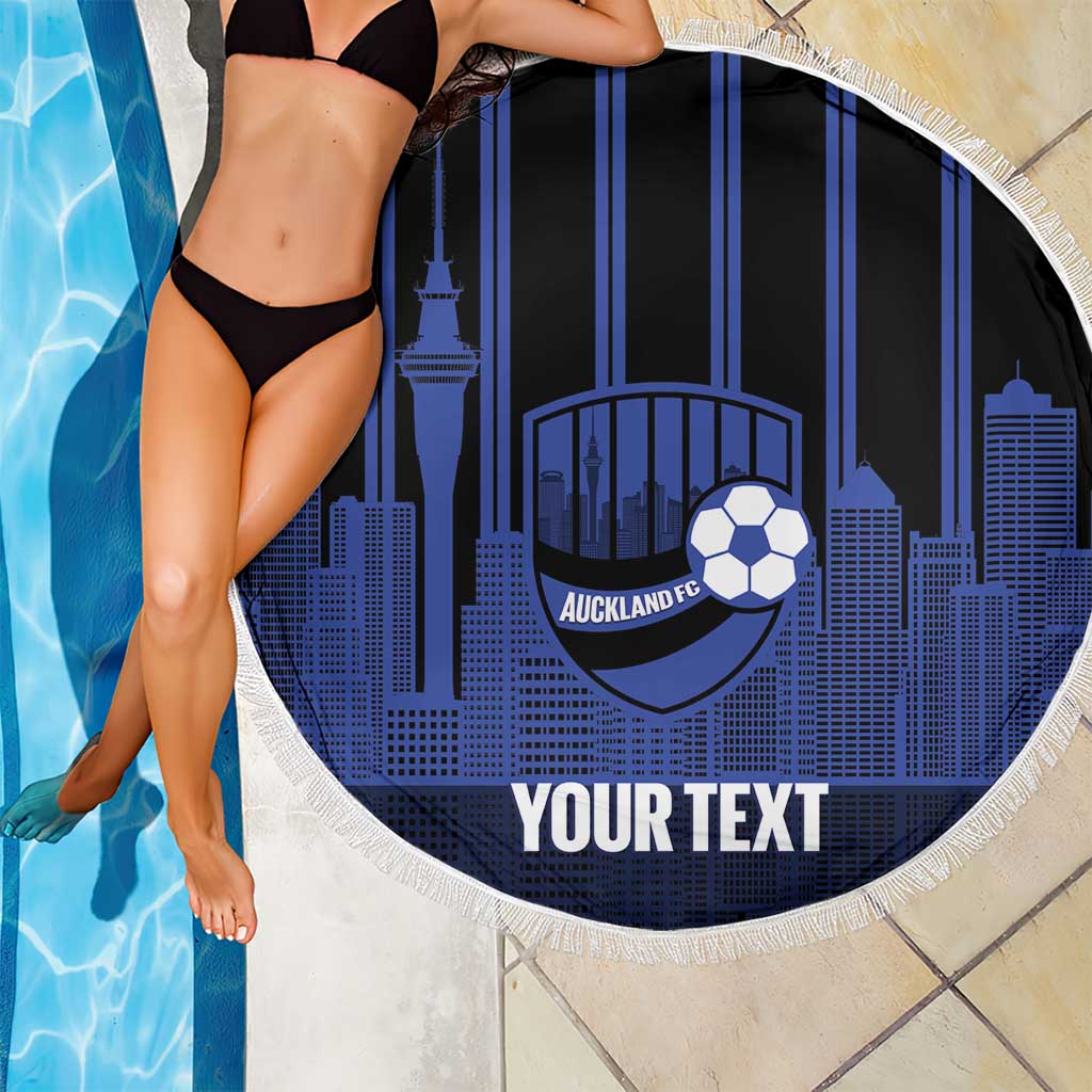 New Zealand Auckland Football Custom Beach Blanket Go City of Sails Est 2025