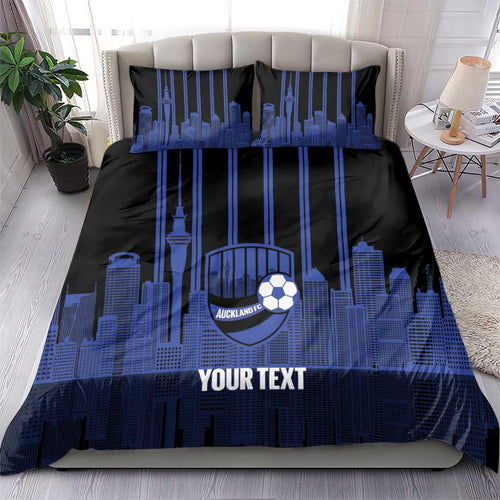 New Zealand Auckland Football Custom Bedding Set Go City of Sails Est 2025
