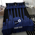 New Zealand Auckland Football Custom Bedding Set Go City of Sails Est 2025