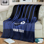 New Zealand Auckland Football Custom Blanket Go City of Sails Est 2025