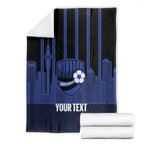 New Zealand Auckland Football Custom Blanket Go City of Sails Est 2025