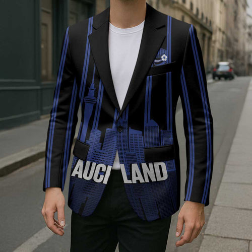 New Zealand Auckland Football Custom Blazer Go City of Sails Est 2025