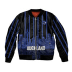 New Zealand Auckland Football Custom Bomber Jacket Go City of Sails Est 2025