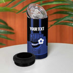 New Zealand Auckland Football Custom 4 in 1 Can Cooler Tumbler Go City of Sails Est 2025
