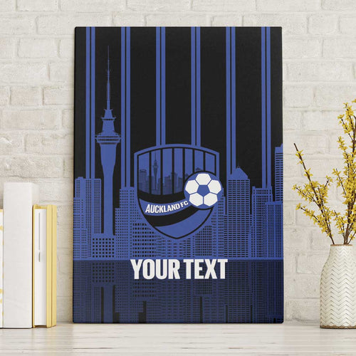 New Zealand Auckland Football Custom Canvas Wall Art Go City of Sails Est 2025