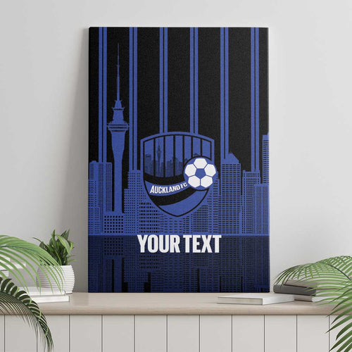 New Zealand Auckland Football Custom Canvas Wall Art Go City of Sails Est 2025