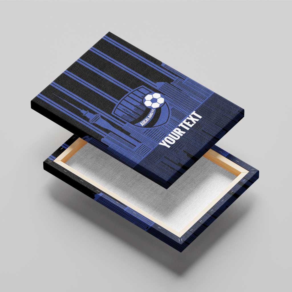 New Zealand Auckland Football Custom Canvas Wall Art Go City of Sails Est 2025