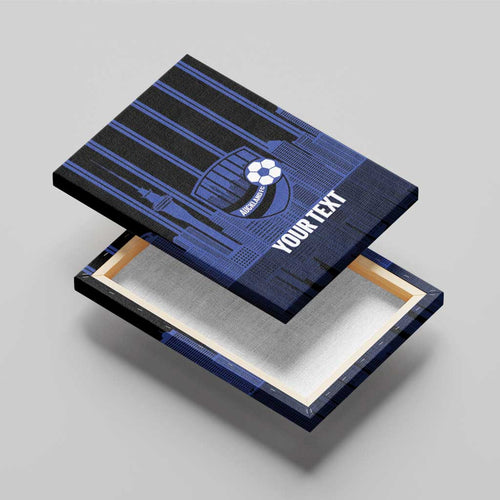 New Zealand Auckland Football Custom Canvas Wall Art Go City of Sails Est 2025