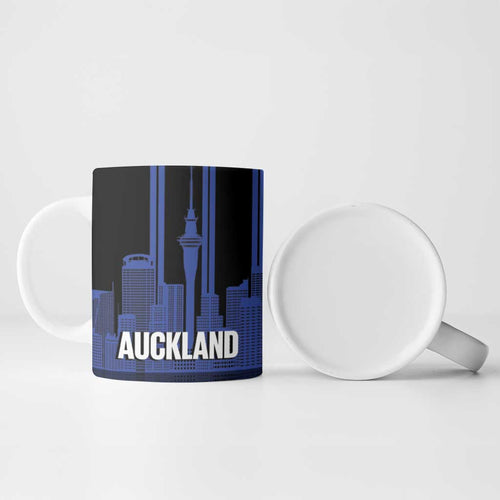New Zealand Auckland Football Custom Ceramic Mug Go City of Sails Est 2025