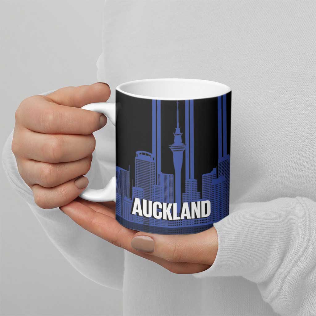 New Zealand Auckland Football Custom Ceramic Mug Go City of Sails Est 2025