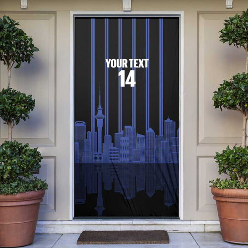 New Zealand Auckland Football Custom Door Cover Go City of Sails Est 2025