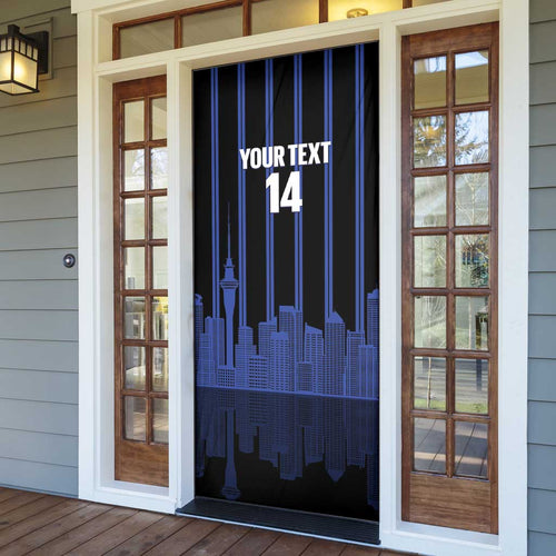 New Zealand Auckland Football Custom Door Cover Go City of Sails Est 2025