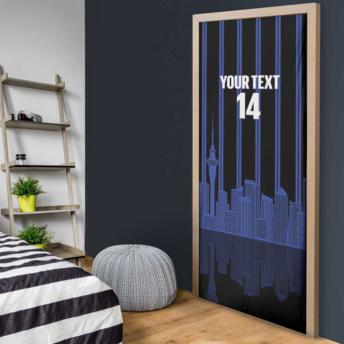 New Zealand Auckland Football Custom Door Cover Go City of Sails Est 2025