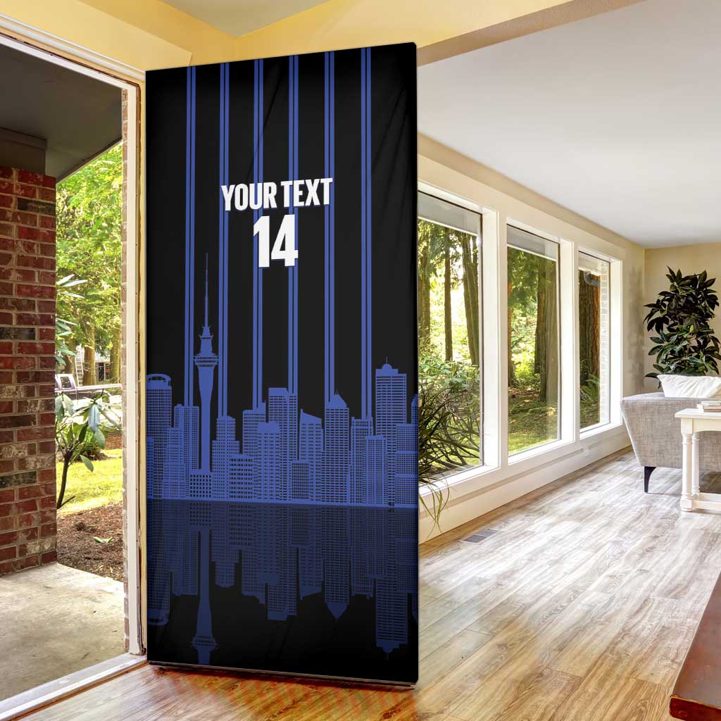 New Zealand Auckland Football Custom Door Cover Go City of Sails Est 2025
