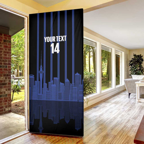 New Zealand Auckland Football Custom Door Cover Go City of Sails Est 2025