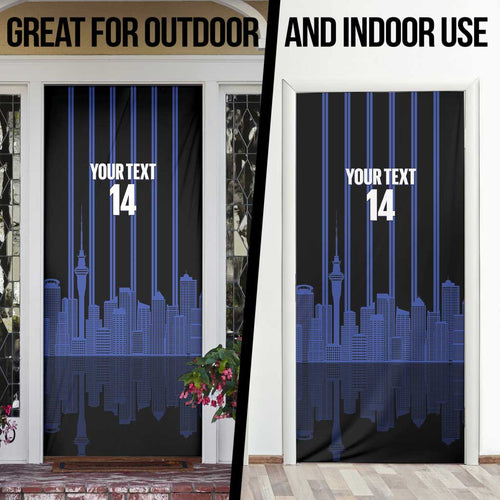 New Zealand Auckland Football Custom Door Cover Go City of Sails Est 2025