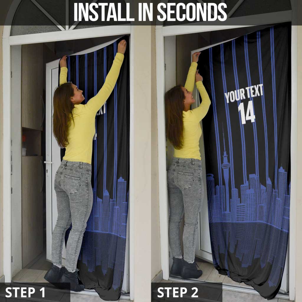 New Zealand Auckland Football Custom Door Cover Go City of Sails Est 2025