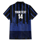 New Zealand Auckland Football Custom Family Matching Long Sleeve Bodycon Dress and Hawaiian Shirt Go City of Sails Est 2025