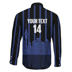 New Zealand Auckland Football Custom Family Matching Mermaid Dress and Hawaiian Shirt Go City of Sails Est 2025