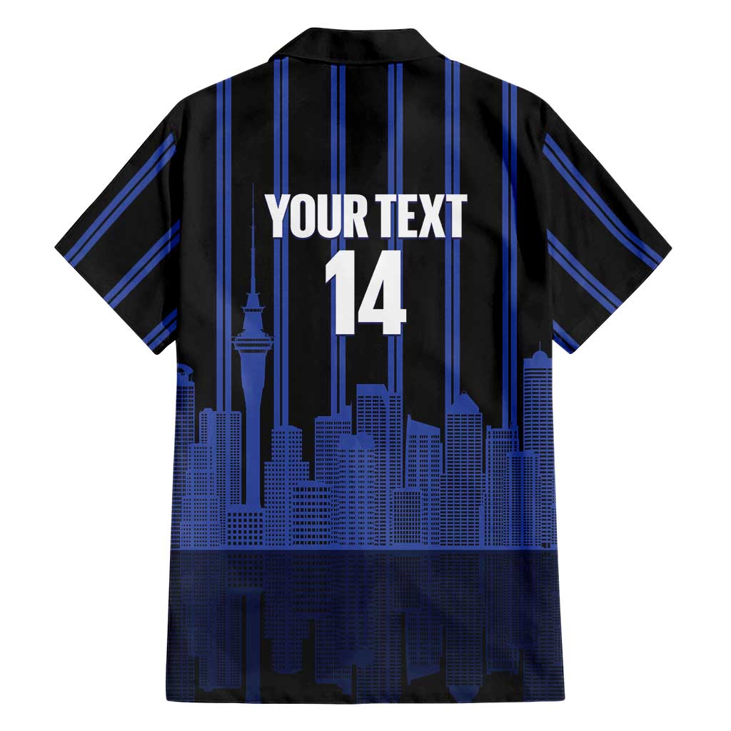 New Zealand Auckland Football Custom Family Matching Off The Shoulder Long Sleeve Dress and Hawaiian Shirt Go City of Sails Est 2025