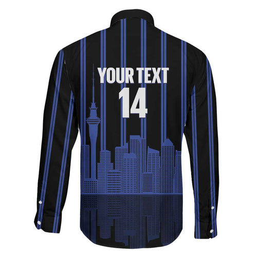 New Zealand Auckland Football Custom Family Matching Off The Shoulder Long Sleeve Dress and Hawaiian Shirt Go City of Sails Est 2025