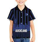New Zealand Auckland Football Custom Hawaiian Shirt Go City of Sails Est 2025