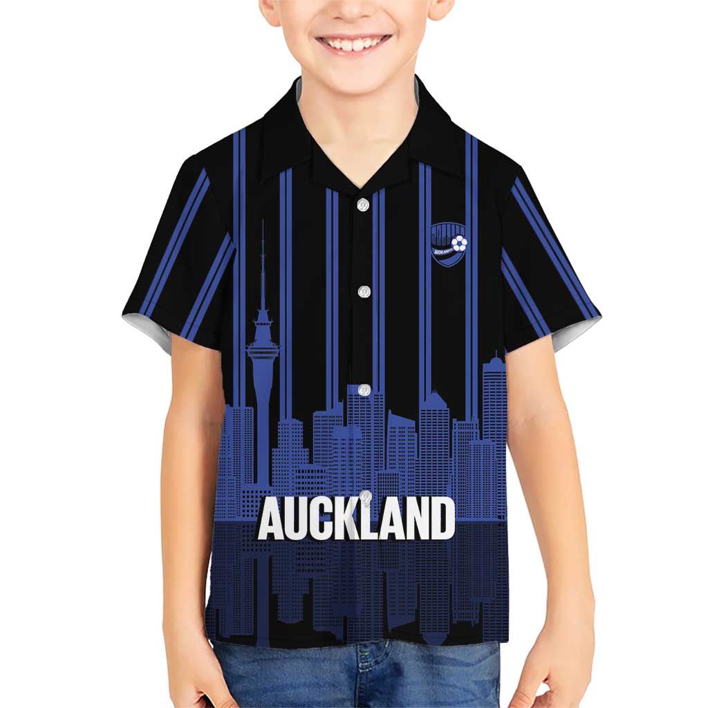 New Zealand Auckland Football Custom Hawaiian Shirt Go City of Sails Est 2025