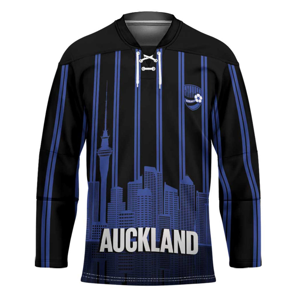 New Zealand Auckland Football Custom Hockey Jersey Go City of Sails Est 2025