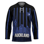 New Zealand Auckland Football Custom Hockey Jersey Go City of Sails Est 2025