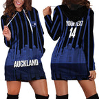New Zealand Auckland Football Custom Hoodie Dress Go City of Sails Est 2025