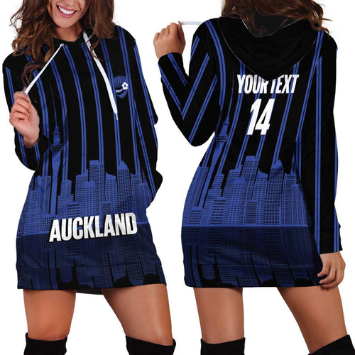 New Zealand Auckland Football Custom Hoodie Dress Go City of Sails Est 2025
