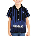 New Zealand Auckland Football Custom Kid Hawaiian Shirt Go City of Sails Est 2025