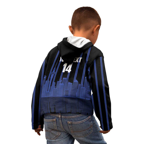 New Zealand Auckland Football Custom Kid Hoodie Go City of Sails Est 2025