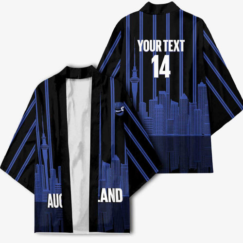 New Zealand Auckland Football Custom Kimono Go City of Sails Est 2025