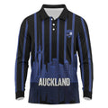 New Zealand Auckland Football Custom Long Sleeve Polo Shirt Go City of Sails Est 2025