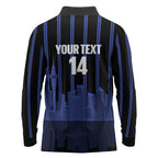 New Zealand Auckland Football Custom Long Sleeve Polo Shirt Go City of Sails Est 2025