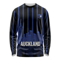 New Zealand Auckland Football Custom Long Sleeve Shirt Go City of Sails Est 2025