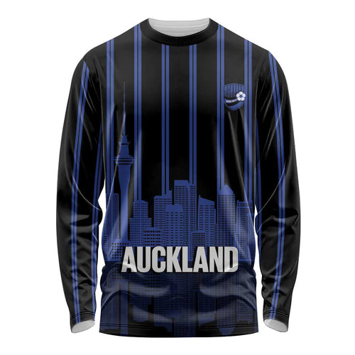 New Zealand Auckland Football Custom Long Sleeve Shirt Go City of Sails Est 2025