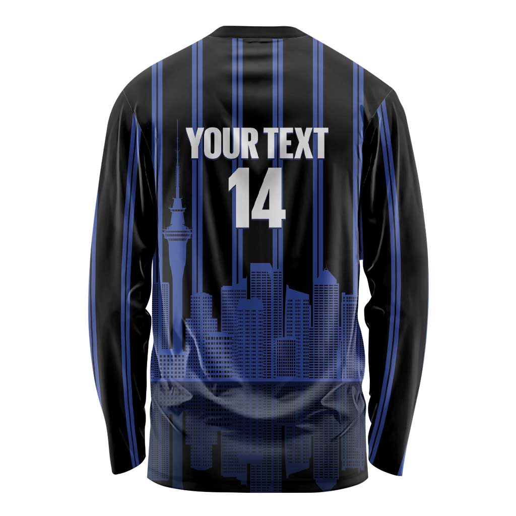 New Zealand Auckland Football Custom Long Sleeve Shirt Go City of Sails Est 2025