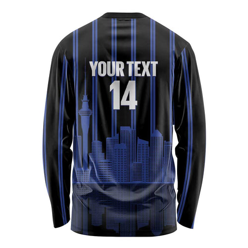 New Zealand Auckland Football Custom Long Sleeve Shirt Go City of Sails Est 2025
