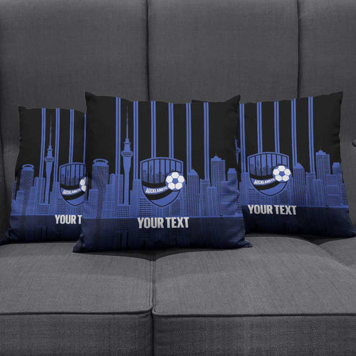 New Zealand Auckland Football Custom Pillow Cover Go City of Sails Est 2025