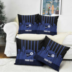 New Zealand Auckland Football Custom Pillow Cover Go City of Sails Est 2025