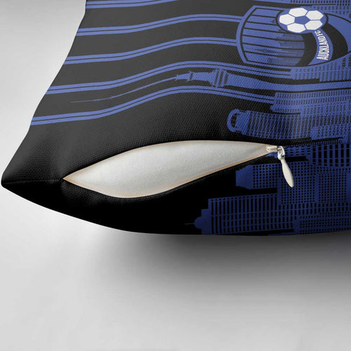 New Zealand Auckland Football Custom Pillow Cover Go City of Sails Est 2025