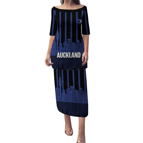 New Zealand Auckland Football Custom Puletasi Go City of Sails Est 2025
