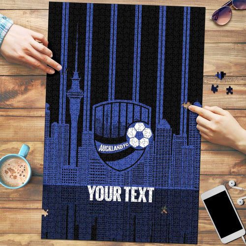 New Zealand Auckland Football Custom Puzzle Go City of Sails Est 2025