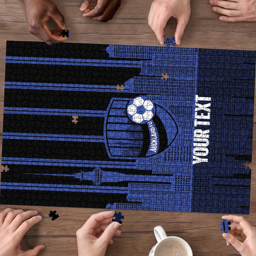 New Zealand Auckland Football Custom Puzzle Go City of Sails Est 2025