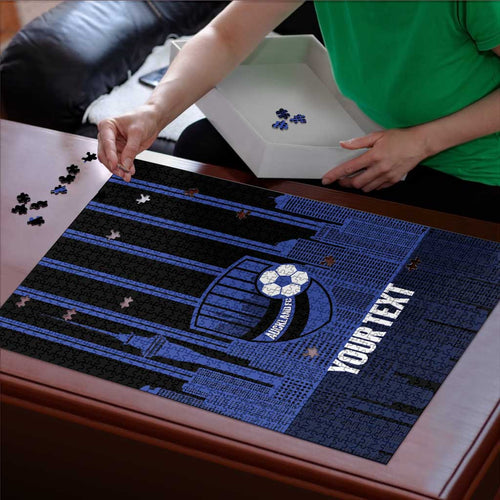 New Zealand Auckland Football Custom Puzzle Go City of Sails Est 2025