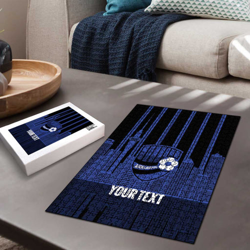 New Zealand Auckland Football Custom Puzzle Go City of Sails Est 2025