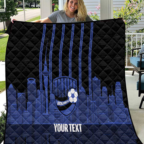 New Zealand Auckland Football Custom Quilt Go City of Sails Est 2025